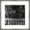 History 20st Century Person Black-and-white Art 443 Framed Print