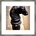 Hitching Post Framed Print