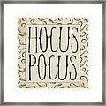 Hocus Pocus Square Ii Framed Print