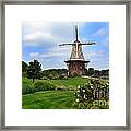 Holland Michigan Windmill Landscape Framed Print