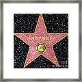 Hollywood Walk Of Fame Elvis Presley 5d28923 Framed Print