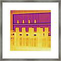 Home In Winter, Thermogram Framed Print