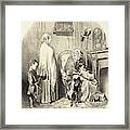 Honoré Daumier French, 1808 - 1879, Je Ne Loue Pas Aux Framed Print