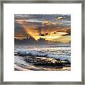 Ho'okipa Sunset Framed Print