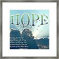 Hope Framed Print