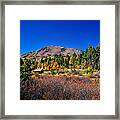 Hope Valley Rustic Barn Fall Color Framed Print