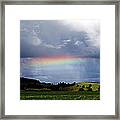 Horizontal Rainbow Framed Print