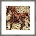Horse - Cave Art Framed Print