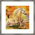 Horse Paintings 003 Framed Print