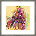 Horse True Colours Framed Print