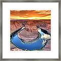 Horseshoe Bend Canyon Framed Print