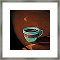 Hot Cup Of Coffee Framed Print