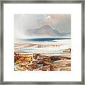 Hot Springs Of The Yellowstone Framed Print