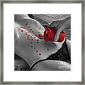 Hot Wax Foreplay With Red Candle Framed Print