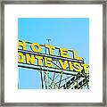 Hotel Monte Vista Framed Print