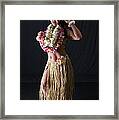 Hula Dancer Framed Print