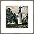 Hunting Island Lighthouse Framed Print