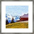 Hurricane Ridge Visitor Center Framed Print