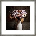 Hydrangea And Rose Bouquet Framed Print