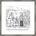 I Looked At You And Thought Framed Print