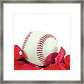 I Love Baseball Framed Print