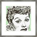 I Love Lucy Framed Print