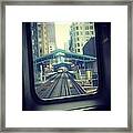 I Love Riding In The First Car Framed Print