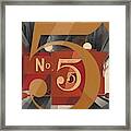 I Saw The Figure 5 In Gold Framed Print
