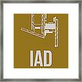 Iad Washington Airport Poster 3 Framed Print