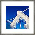Ice Abstract 3 Framed Print