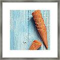 Ice Cream Cones Framed Print