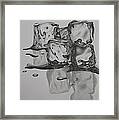 Ice Cubes Framed Print