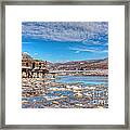 Ice Shack Framed Print