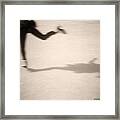 Ice Skater Framed Print