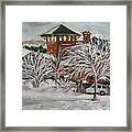 Ice Storm In Montana Framed Print