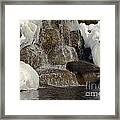 Ice Water Landscape Framed Print