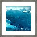 Icebergs Framed Print