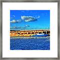 Iced In James J . Verslus At Navy Pier Framed Print