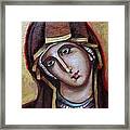 Icon Of Virgin Mary Framed Print