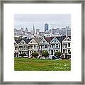 Iconic Painted Ladies Framed Print