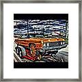 #ic_wheels #old_cars #ahd_photo Framed Print