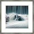 Icy Falls Framed Print