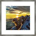 Icy Hot Framed Print