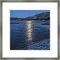 Icy Moonglow Framed Print