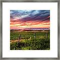 #idaho #sunsets Framed Print