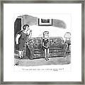 If You Just Used Your Eyes You'd See Plenty Men! Framed Print