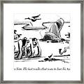 Ignore Him.  He Just Walks That Way To Bug Framed Print