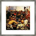 Ilya Repin 3 Reply Of The Zaporozhian Cossacks To Sultan Mehmed Iv Of Ottoman Empire1 Framed Print