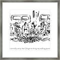 I'm Terribly Sorry Framed Print