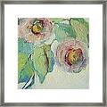 Impressionist Roses Framed Print